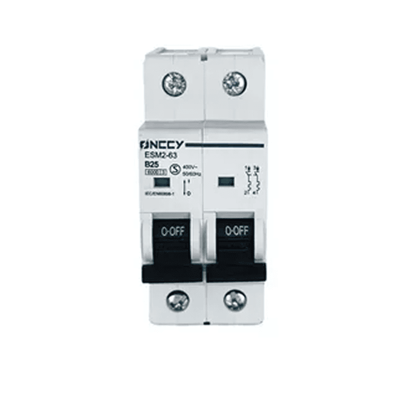 MCB/MCCB - 2P 25A Curve C 25kA