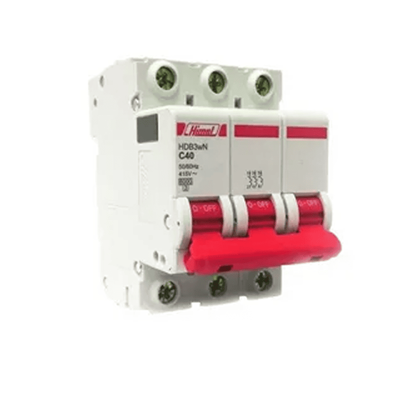 MCB/MCCB - 3P 40A Curve C 50kA