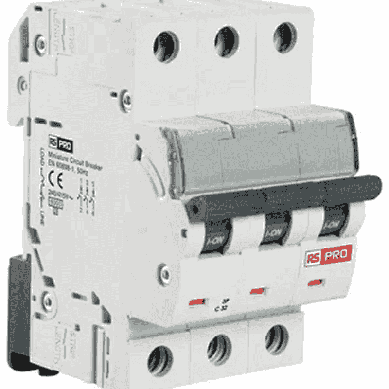 MCB/MCCB - 3P 40A Curve C 25kA