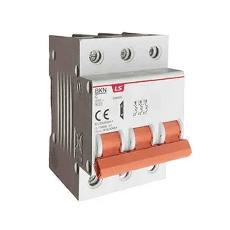 MCB/MCCB - 3P 63A Curve C 6kA