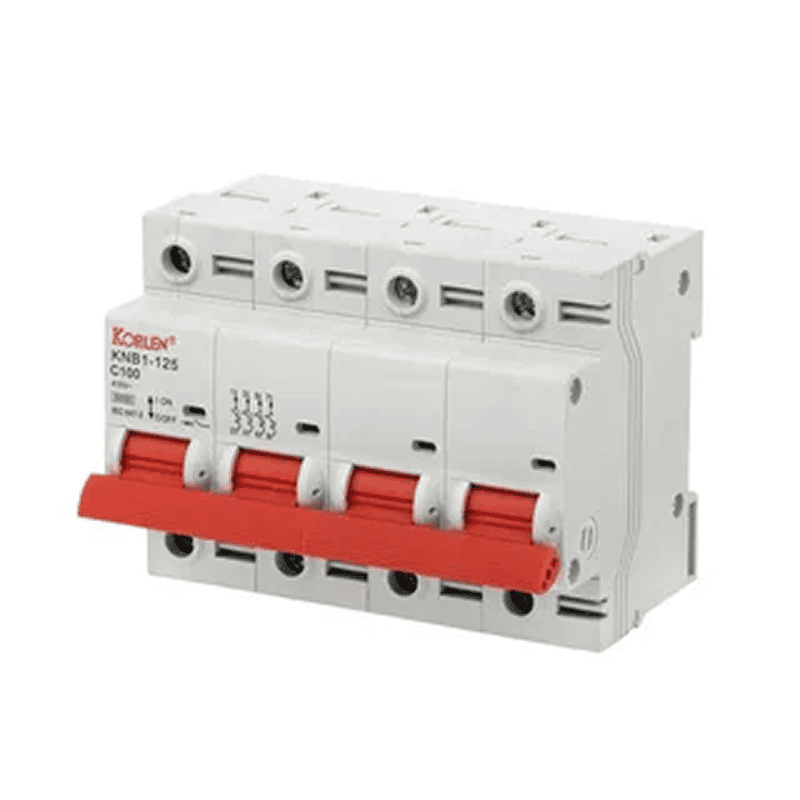 MCB/MCCB - 4P 125A Curve C 10kA